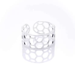Bague Alvéa Argentée