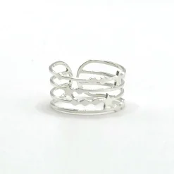 Bague constellation argentée
