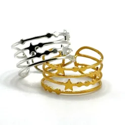 Bague constellation argentée