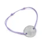 Bague large petite médaille