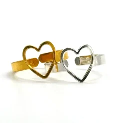 Bague Love argentée