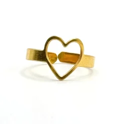 Bague Love dorée
