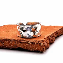 Bague martelée Étoile