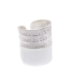 Bague "Toulouse" argentée