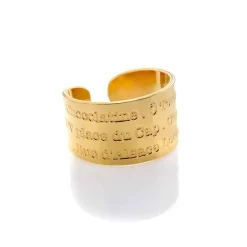 Bague "Toulouse" dorée
