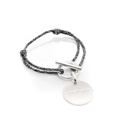 Bracelet attache médaille "Chocolatine"