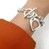 Bracelet chaîne fine Cruz "Lou"
