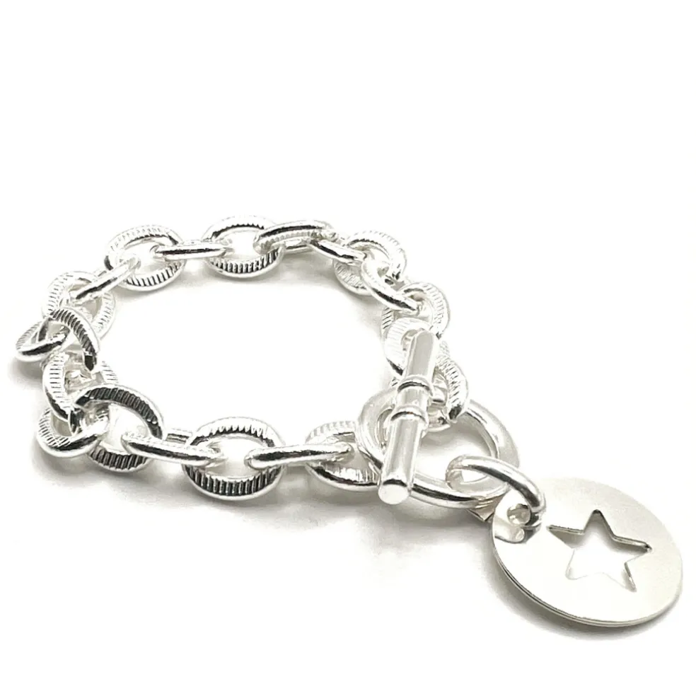 Bracelet chaîne fine dorée "Lou"