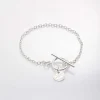 Bracelet chaîne fine roue (pm) "Lou"