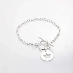 Bracelet chaîne fine étoile "Lou"