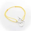 Bracelet fin doré coeur "Lou"
