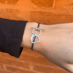 Bracelet fin étrier "Lou"