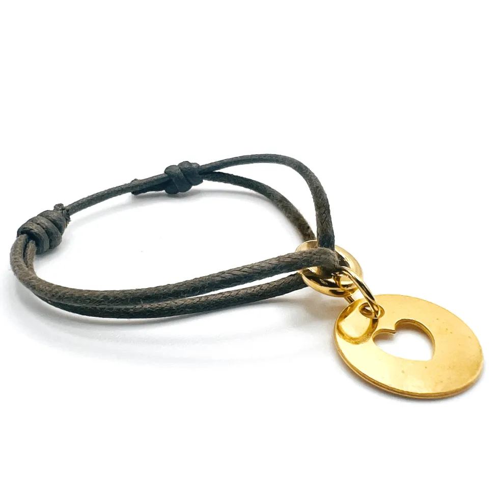 Bracelet Liv doré coeur