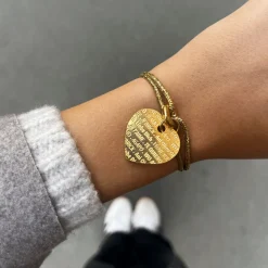 Bracelet Liv doré je t'aime
