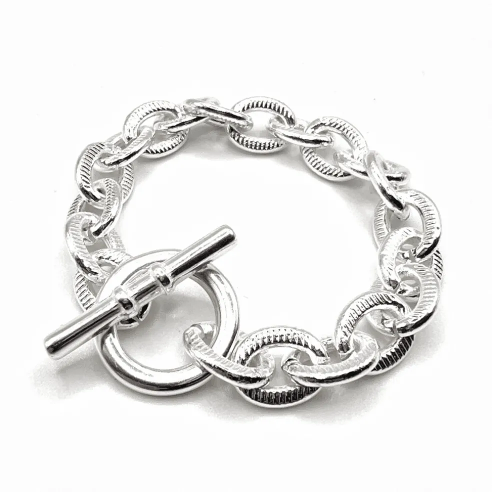 Bracelet maillons dorée citadelle