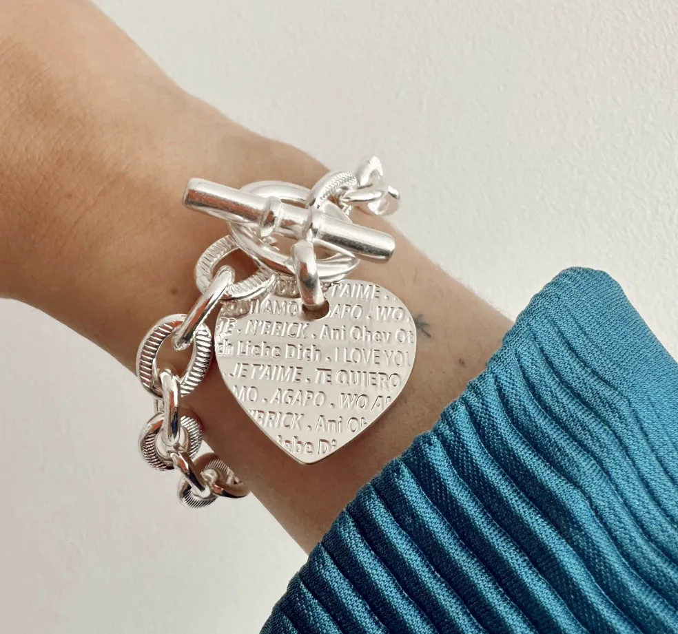 Bracelet Scarlett "Je t'aime"