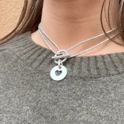 Collier attache coeur GM
