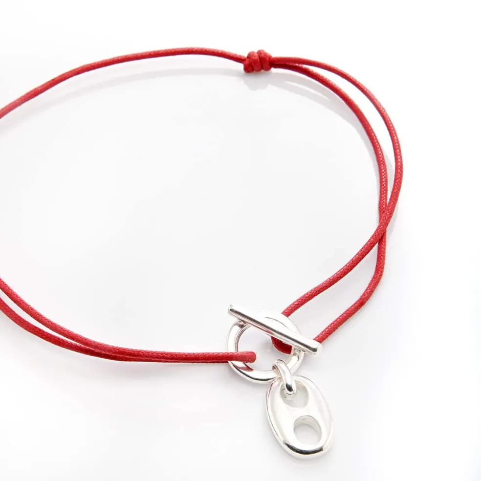 Collier attache grain de café