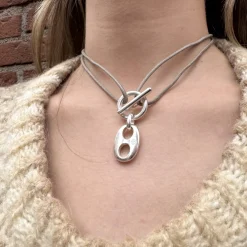 Collier attache grain de café