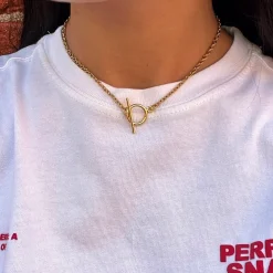 Collier chaîne fine doré "Lou"