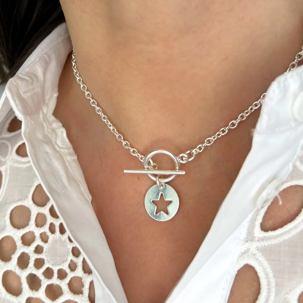 Collier chaîne fine étoile "Lou"