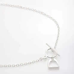 Collier chaîne fine Étrier "Lou"