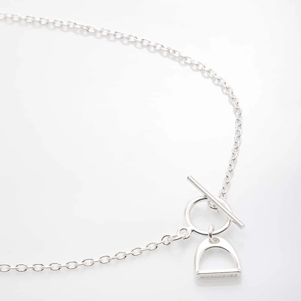 Collier chaîne fine Étrier "Lou"