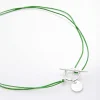 Collier fin médaille "Lou"