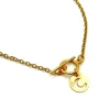 Collier fin médaille Lune dorée "Lou"