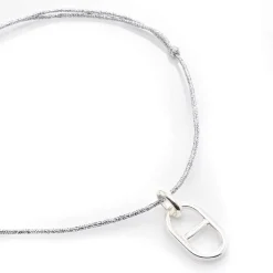 Collier pendant maille (grand modèle)