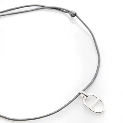Collier pendant maille (moyen modèle)